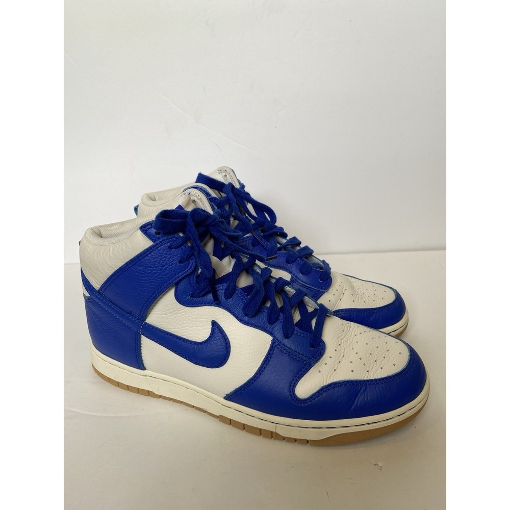 Nike Dunk Hi Retro SE Racer Blue Phantom Pale Ivory Gum Nby FV6612-001 Sz 9.5 M